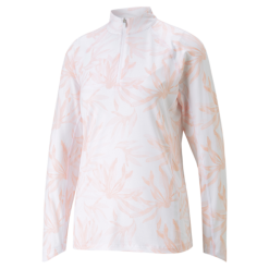 PUMA Golf Puma Womens You-V Palm 1/4 Zip -Brands Sales Store 539035 02 40573.1674253692