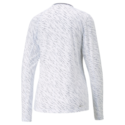 PUMA Golf Puma Womens You-V Whitewater Long Sleeve Polo 21 PUMA Golf Puma Womens You-V Whitewater Long Sleeve Polo -Brands Sales Store 539036 01 bv 94170.1673979748