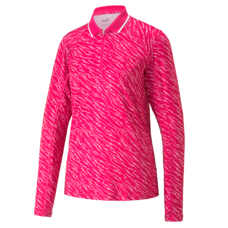 PUMA Golf Puma Womens You-V Whitewater Long Sleeve Polo 3 PUMA Golf Puma Womens You-V Whitewater Long Sleeve Polo