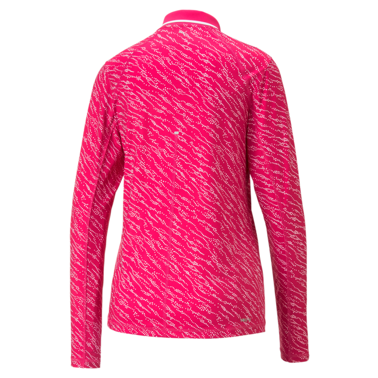PUMA Golf Puma Womens You-V Whitewater Long Sleeve Polo 7 PUMA Golf Puma Womens You-V Whitewater Long Sleeve Polo - Image 5