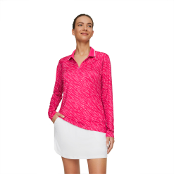 PUMA Golf Puma Womens You-V Whitewater Long Sleeve Polo 13 PUMA Golf Puma Womens You-V Whitewater Long Sleeve Polo -Brands Sales Store 539036 02 mod01 25092.1673979732