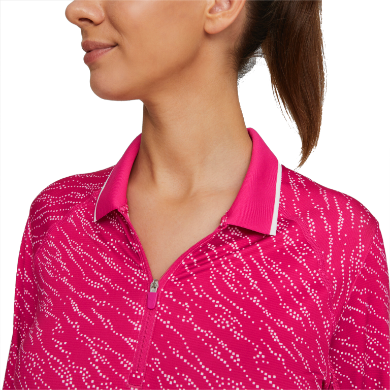 PUMA Golf Puma Womens You-V Whitewater Long Sleeve Polo 6 PUMA Golf Puma Womens You-V Whitewater Long Sleeve Polo - Image 4