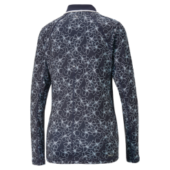 PUMA Golf Puma Womens You-V Island Flower Long Sleeve Polo -Brands Sales Store 539037 01 bv 33112.1679083150