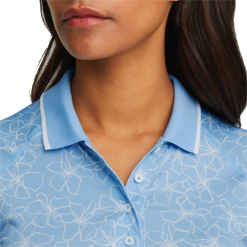 PUMA Golf Puma Womens You-V Island Flower Long Sleeve Polo -Brands Sales Store 539037 02 mod02 95656.1679083150