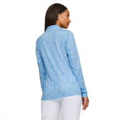 PUMA Golf Puma Womens You-V Island Flower Long Sleeve Polo -Brands Sales Store 539037 02 mod03 58714.1679083150
