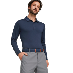 PUMA Golf Puma You-V Long Sleeve Polo -Brands Sales Store 539106 03 mod01 62928.1678999446