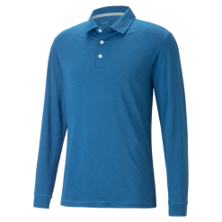 PUMA Golf Puma You-V Long Sleeve Polo -Brands Sales Store 539106 04 99821.1678999446