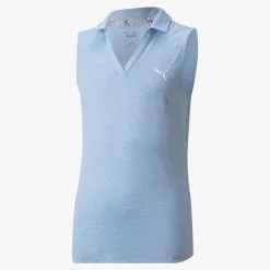 PUMA Golf Puma Girls Sleeveless Heather Polo 25 PUMA Golf Puma Girls Sleeveless Heather Polo -Brands Sales Store 579314 20 1 89776.1665507444