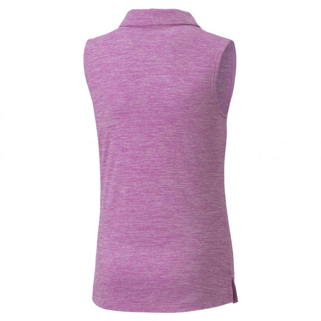 PUMA Golf Puma Girls Sleeveless Heather Polo 6 PUMA Golf Puma Girls Sleeveless Heather Polo - Image 4