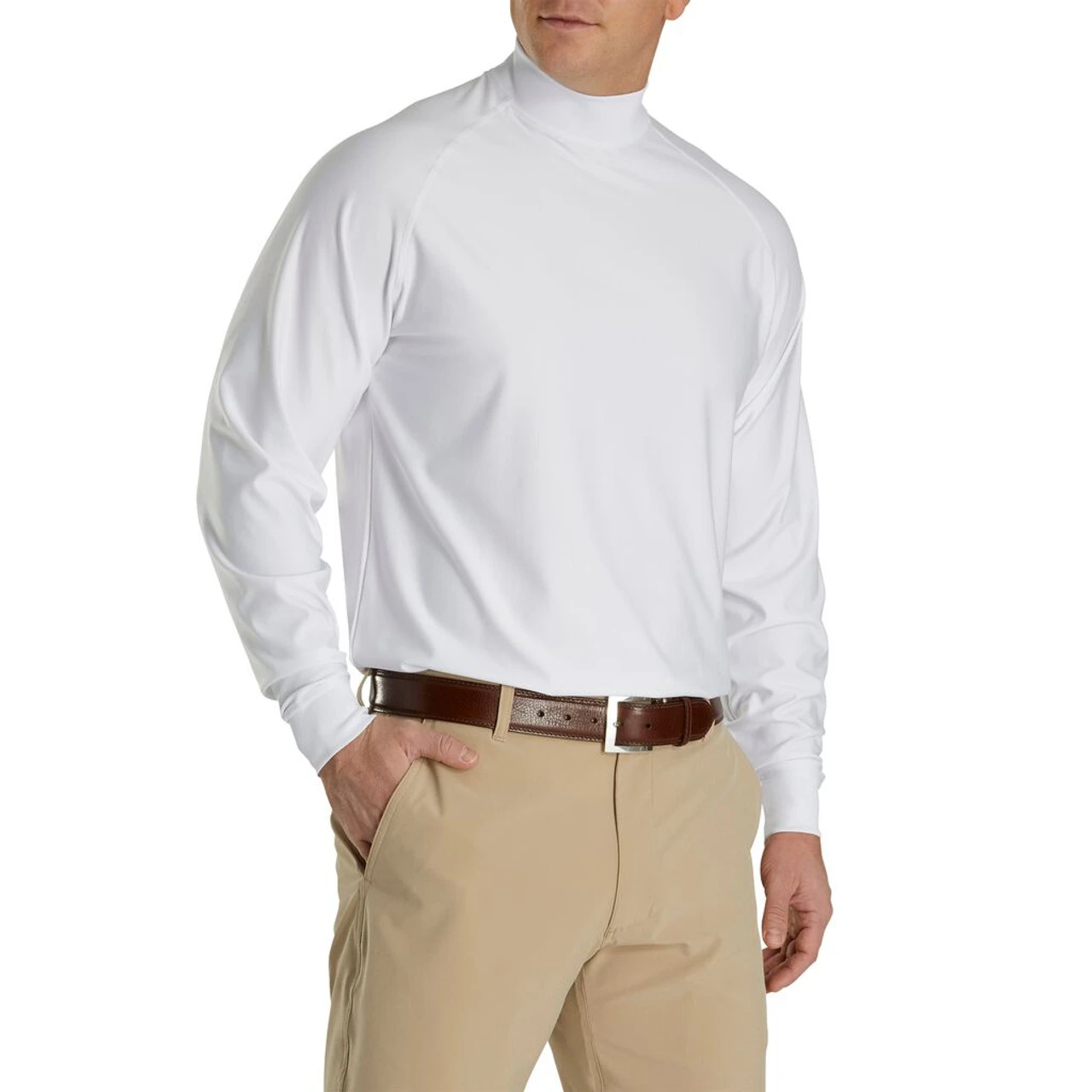 FootJoy Golf FootJoy Performance Long Sleeve Mock 7 FootJoy Golf FootJoy Performance Long Sleeve Mock - Image 6