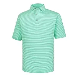 FootJoy Golf FootJoy Lisle Feeder Stripe Self Collar Polo -Brands Sales Store FJ 22297 01 22835.1675972290