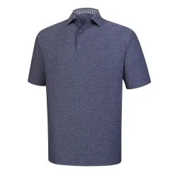 FootJoy Golf FootJoy ProDry Solid Lisle Golf Shirt With Stripe Accent -Brands Sales Store FJ 25702 01 25807.1675966578