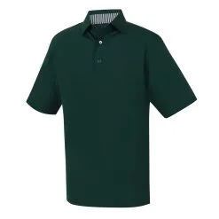 FootJoy Golf FootJoy ProDry Solid Lisle Golf Shirt With Stripe Accent -Brands Sales Store FJ 32901 01 76140.1675966578