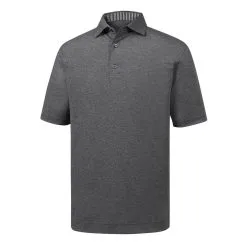 FootJoy Golf FootJoy ProDry Solid Lisle Golf Shirt With Stripe Accent -Brands Sales Store FJ 32940 01 03893.1675966578