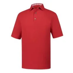 FootJoy Golf FootJoy ProDry Solid Lisle Golf Shirt With Stripe Accent -Brands Sales Store FJ 32953 01 28421.1675966578