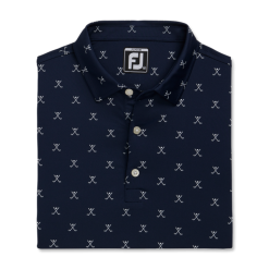 FootJoy Golf FootJoy Junior Golf Print Self Collar Polo -Brands Sales Store FootJoy Junior Golf Print Self Collar Polo Navyb 15033.1670520093
