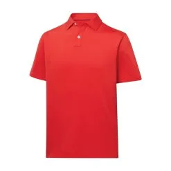 FootJoy Golf FootJoy Solid Lisle Self Collar Athletic Fit Polo 17 FootJoy Golf FootJoy Solid Lisle Self Collar Athletic Fit Polo -Brands Sales Store FootJoy Solid Lisle Self Collar Athletic Fit Polo Red 34571.1670266632