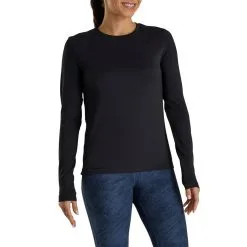 FootJoy Golf FootJoy Womens Long Sleeve Base Layer -Brands Sales Store FootJoy Womens Long Sleeve Base Layer BLK c 02567.1672333593