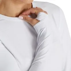 FootJoy Golf FootJoy Womens Long Sleeve Base Layer -Brands Sales Store FootJoy Womens Long Sleeve Base Layer WHT e 91033.1672333623