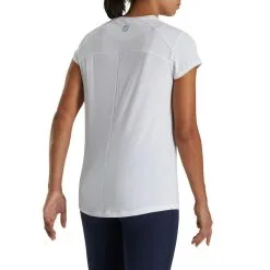 FootJoy Golf FootJoy Womens Short Sleeve Crew Neck Shirt -Brands Sales Store FootJoy Womens Short Sleeve Crew Neck Shirt WHT d 17341.1676061621