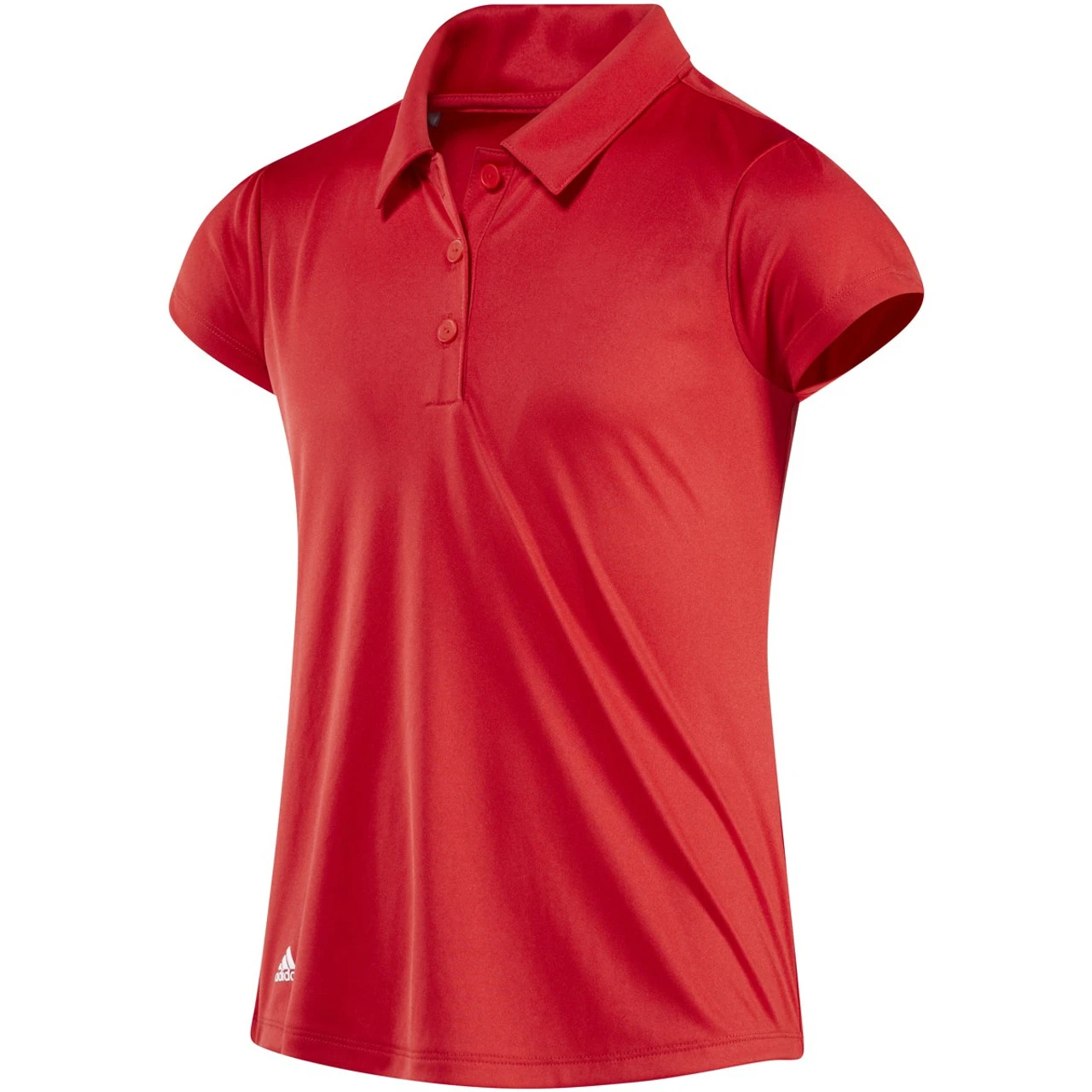 Adidas Golf Adidas Girls Performance Golf Polo 4 Adidas Golf Adidas Girls Performance Golf Polo - Image 2