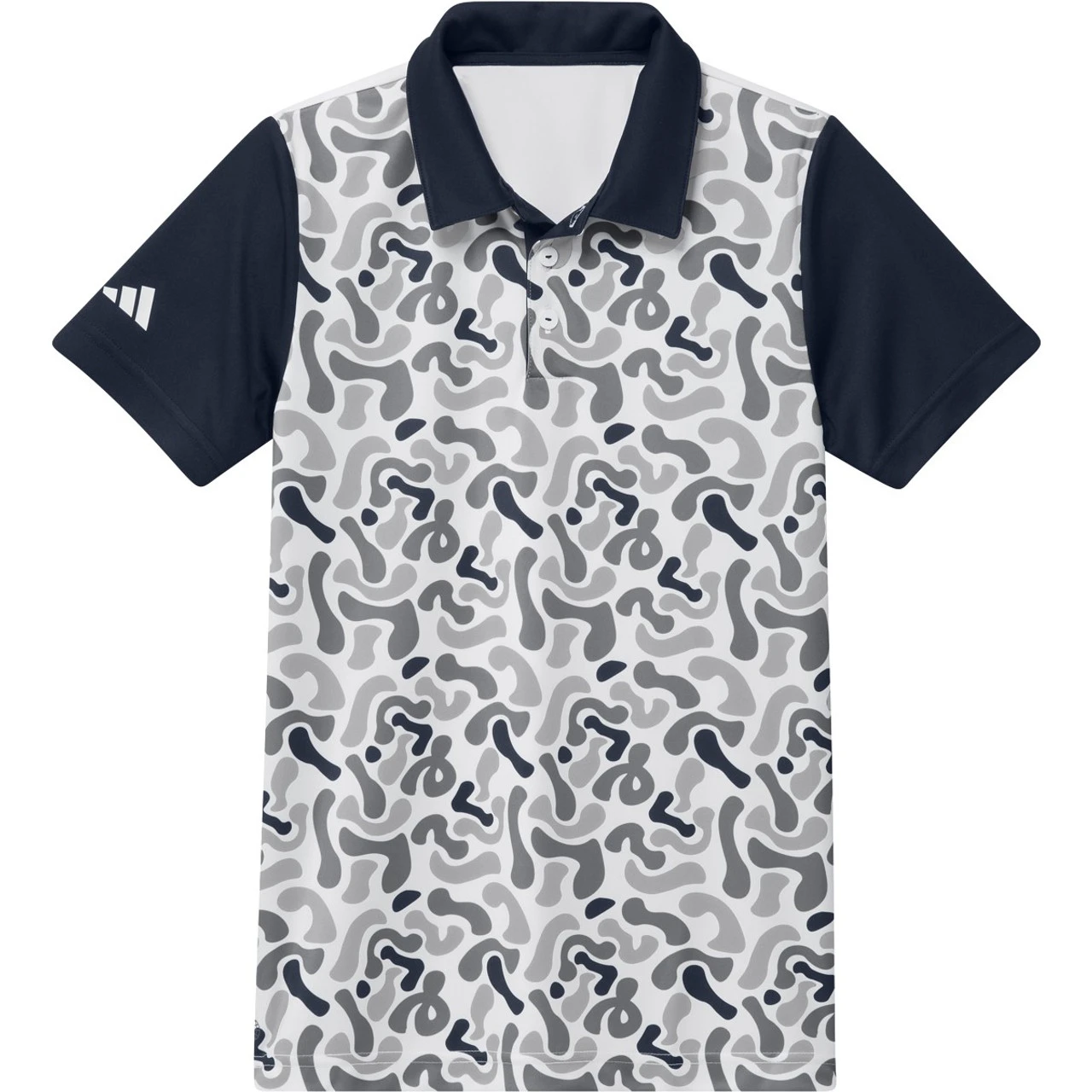 Adidas Golf Adidas Boys Camo Printed Polo 4 Adidas Golf Adidas Boys Camo Printed Polo - Image 2
