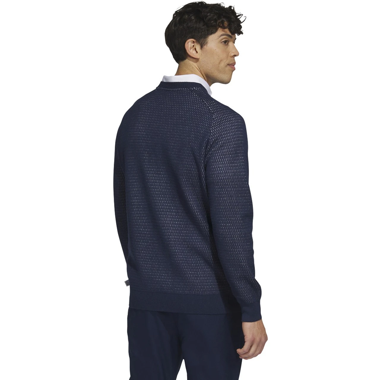 Adidas Golf Adidas Ultimate 365 Tour Flat Knit Pullover Crew 4 Adidas Golf Adidas Ultimate 365 Tour Flat Knit Pullover Crew - Image 2