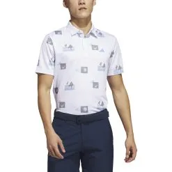 Adidas Golf Adidas Allover Print Polo