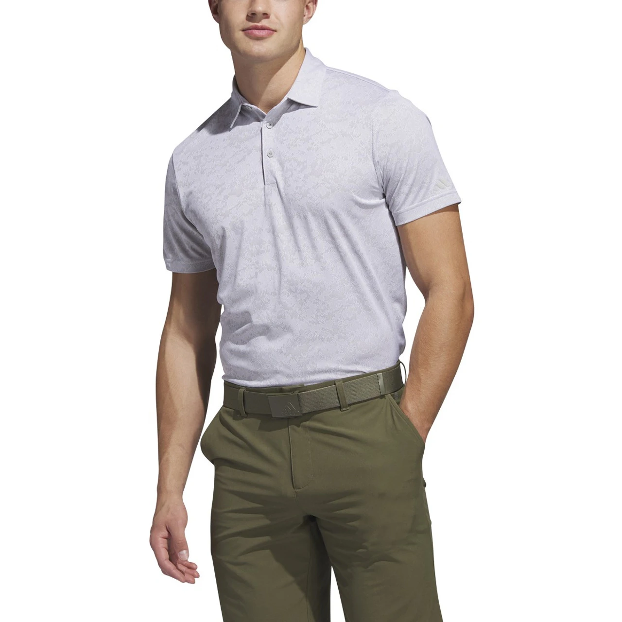 Adidas Golf Adidas Textured Jacquard Polo 7 Adidas Golf Adidas Textured Jacquard Polo - Image 5