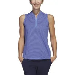 Adidas Golf Adidas Womens Two Color Ottoman Sleeveless Polo -Brands Sales Store HT1233 46936.1678917474