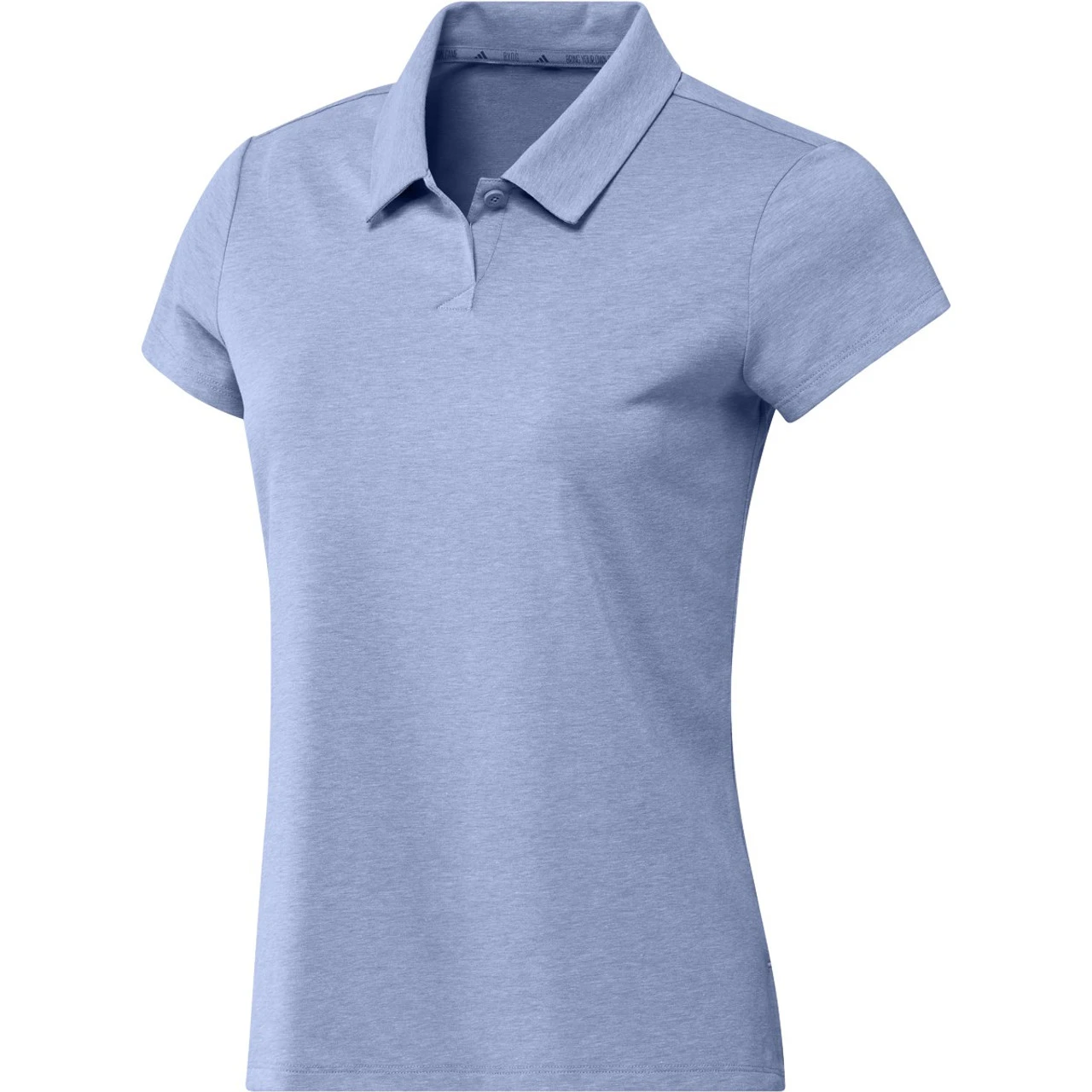 Adidas Golf Adidas Womens Go-To Heathered Polo 9 Adidas Golf Adidas Womens Go-To Heathered Polo - Image 7