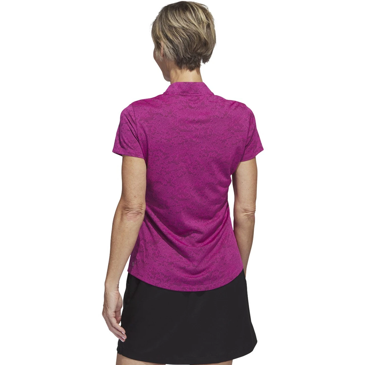 Adidas Golf Adidas Womens Jacquard Polo 4 Adidas Golf Adidas Womens Jacquard Polo - Image 2