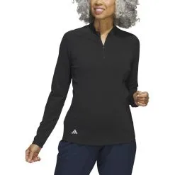 Adidas Golf Adidas Womens Ultimate 365 Solid Quarter Zip Mock -Brands Sales Store HY3970 71817.1678917832