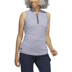 Adidas Golf Adidas Womens Two Color Ottoman Sleeveless Polo -Brands Sales Store IA7826 17301.1678917474