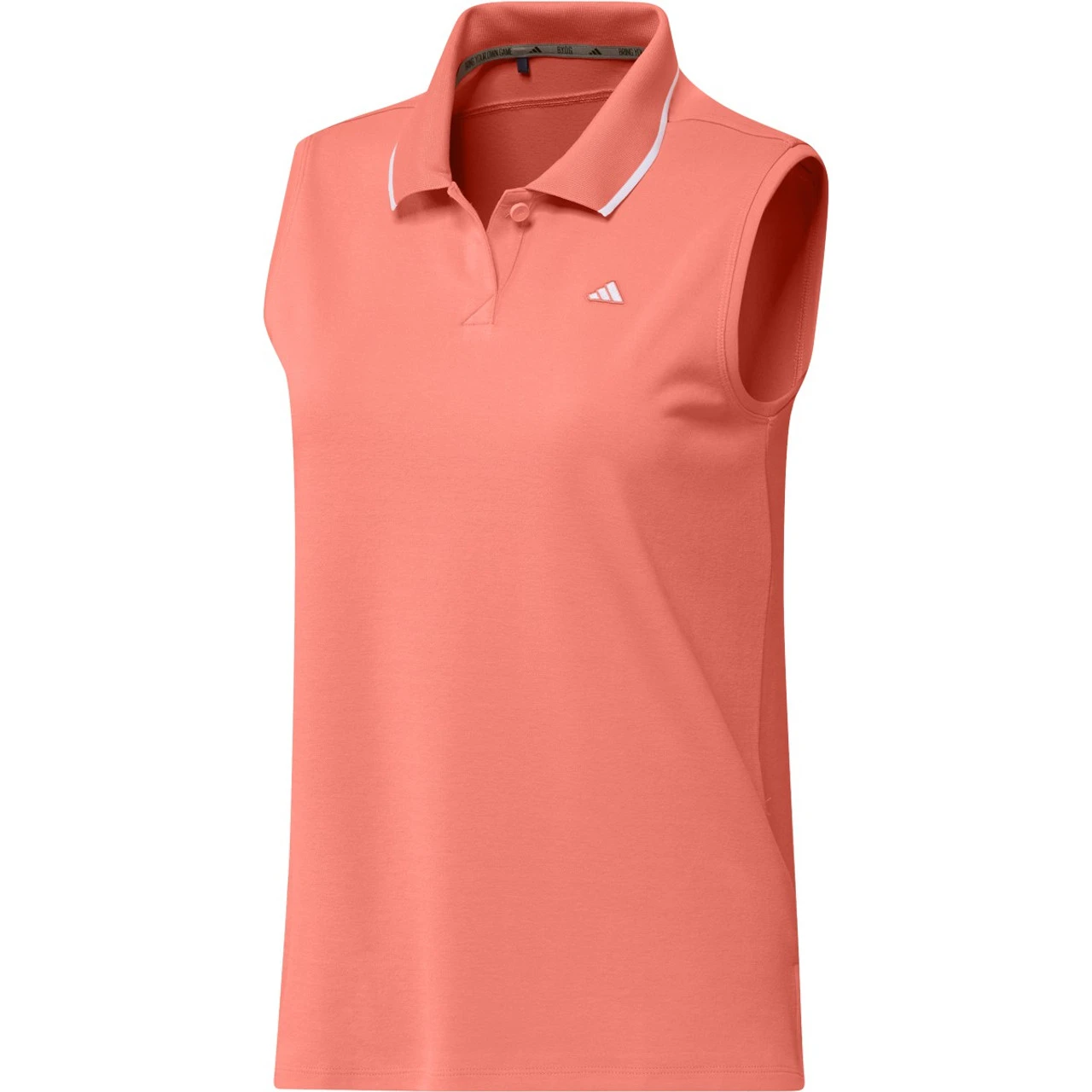 Adidas Golf Adidas Womens Go-To Pique Sleeveless Polo 9 Adidas Golf Adidas Womens Go-To Pique Sleeveless Polo - Image 7