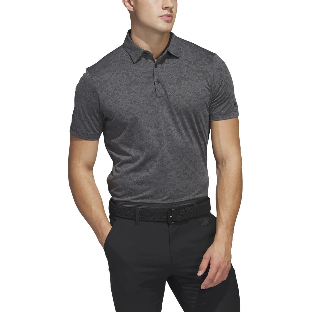 Adidas Golf Adidas Textured Jacquard Polo 9 Adidas Golf Adidas Textured Jacquard Polo - Image 7