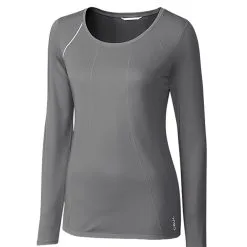 Cutter & Buck Ladies Long Sleeve Jaimie Scoop Neck Shirt -Brands Sales Store LBK00014 EG MANN HG 34128.1649713417