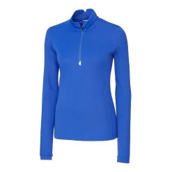 Cutter & Buck Ladies Traverse Stretch Quarter Zip Pullover -Brands Sales Store LCK00033 CEN MANN HG 72287.1668803655