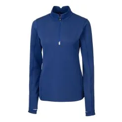 Cutter & Buck Ladies Traverse Stretch Quarter Zip Pullover -Brands Sales Store LCK00033 TBL MANN HG 49409.1668803655