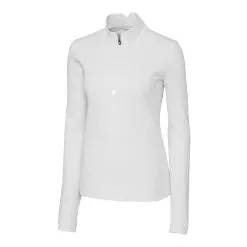 Cutter & Buck Ladies Traverse Stretch Quarter Zip Pullover -Brands Sales Store LCK00033 WH MANN HG 31174.1668803655