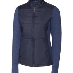 Cutter & Buck Ladies Long Sleeve Stealth Full Zip Jacket -Brands Sales Store LCK00042 LYN MANN HG 76501.1668548597
