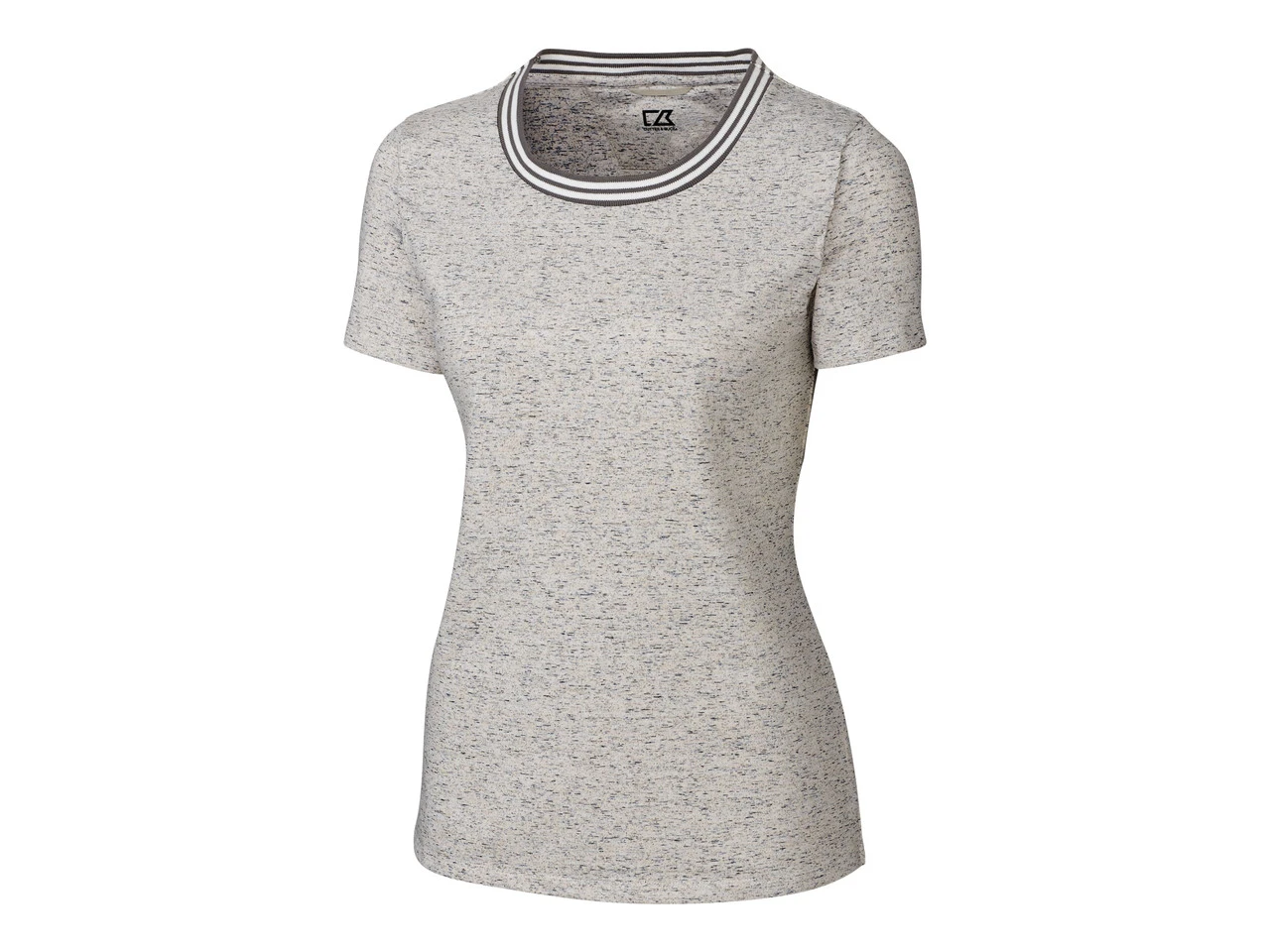 Cutter & Buck Ladies Advantage Space-Dye Tee 5 Cutter & Buck Ladies Advantage Space-Dye Tee - Image 3