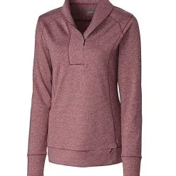 Cutter & Buck Ladies Shoreline Half-Zip -Brands Sales Store LCK08663 BRH MANN HG 89087.1649957650