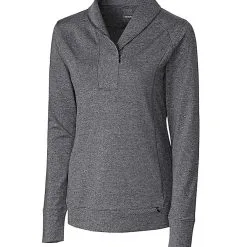 Cutter & Buck Ladies Shoreline Half-Zip -Brands Sales Store LCK08663 CCH MANN HG 47054.1649957650