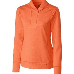 Cutter & Buck Ladies Shoreline Half-Zip -Brands Sales Store LCK08663 CGH MANN HG 46963.1649957650