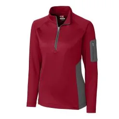 Cutter & Buck Ladies Shaw Hybrid Half Zip 12 Cutter & Buck Ladies Shaw Hybrid Half Zip -Brands Sales Store LCK08666 CHT MANN HG 32750.1649799506
