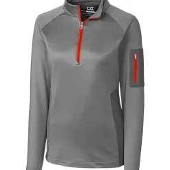 Cutter & Buck Ladies Shaw Hybrid Half Zip 15 Cutter & Buck Ladies Shaw Hybrid Half Zip -Brands Sales Store LCK08666 OXCLO MANN HG 53324.1649799506