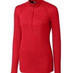 Cutter & Buck Ladies Williams Half Zip Pullover 12 Cutter & Buck Ladies Williams Half Zip Pullover -Brands Sales Store LCK08686 RD MANN HG 91067.1649798993