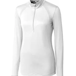 Cutter & Buck Ladies Williams Half Zip Pullover 13 Cutter & Buck Ladies Williams Half Zip Pullover -Brands Sales Store LCK08686 WH MANN HG 15173.1649798993
