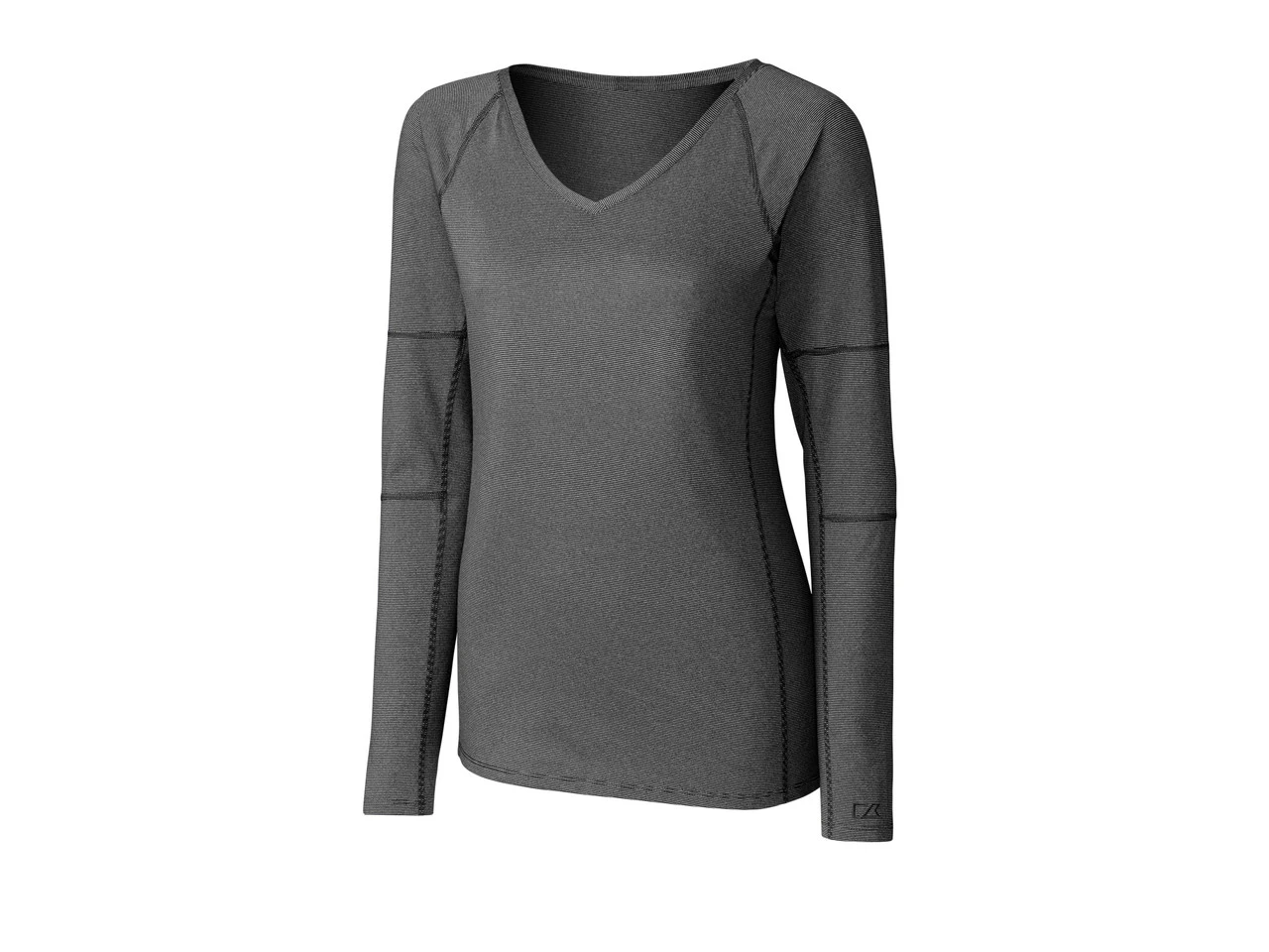 Cutter & Buck Ladies Long Sleeve Victory V-Neck Shirt 4 Cutter & Buck Ladies Long Sleeve Victory V-Neck Shirt - Image 2